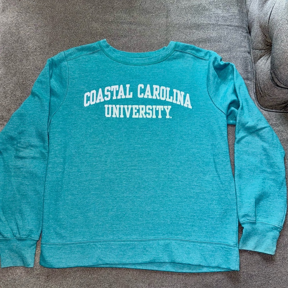 Women’s Teal Coastal Carolina University Sweatshirt